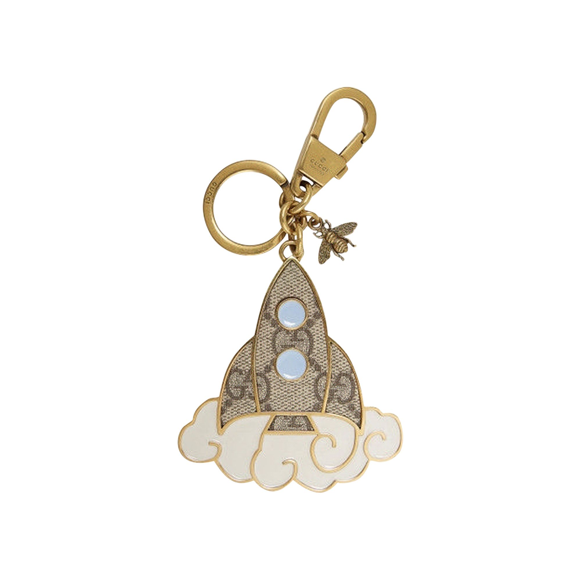 グッチ/キーホルダー/ゴールド/ロケットシップメタルキーチェーン/蜂 Buy Gucci Rocket Ship Key Chain 'Gold' - 474167 JCF1T 8999