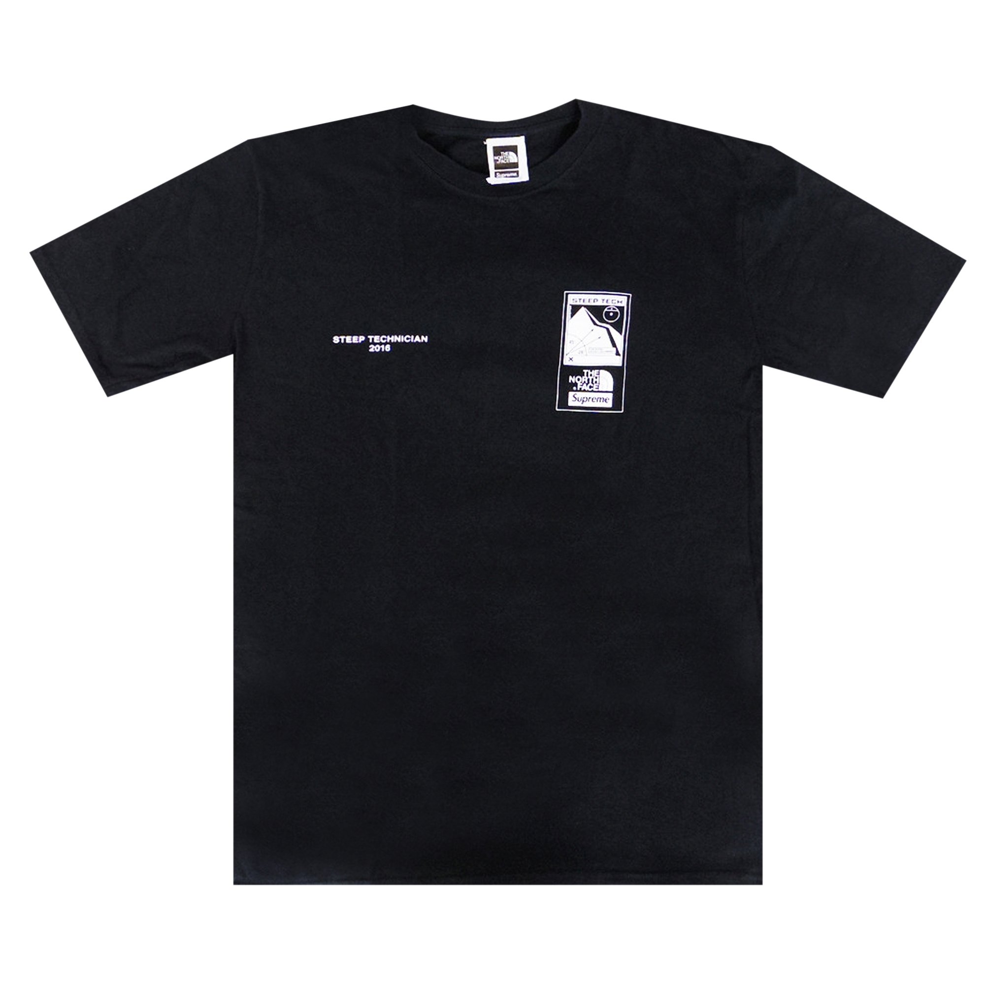 Buy Supreme x The North Face Steep Tech Tee 'Black' - SS16KN4