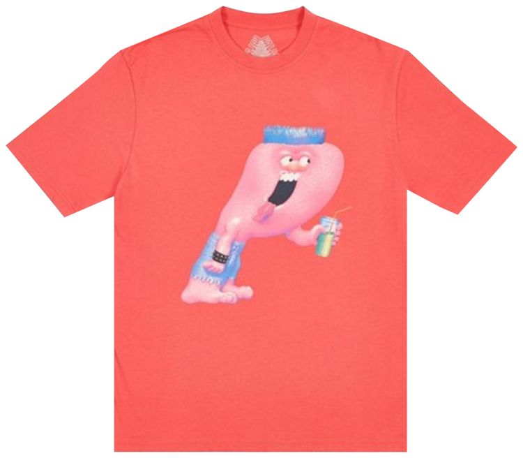 Palace Burb T Shirt Light Red
