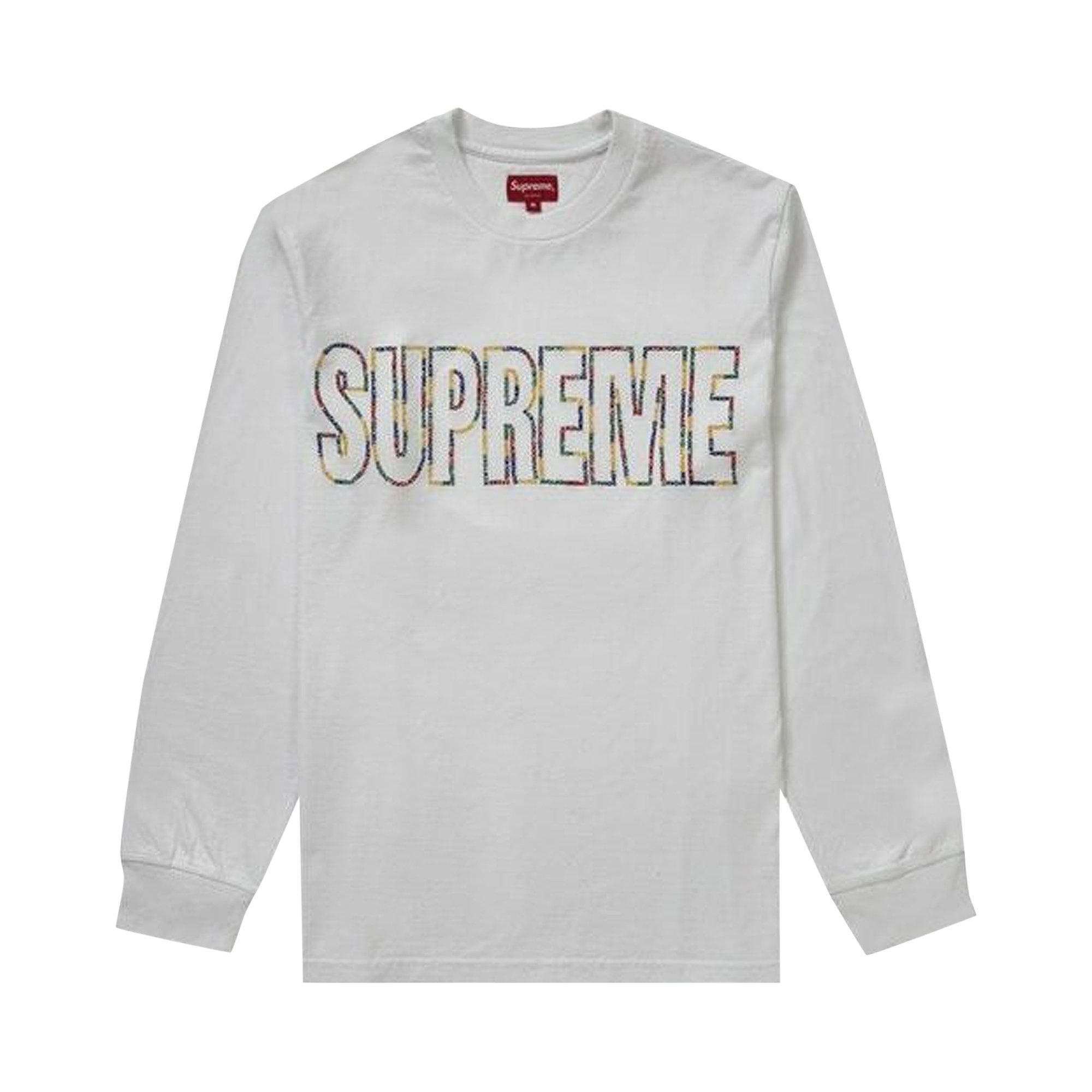 Buy Supreme International Long-Sleeve Tee 'White' - SS19KN66 WHITE