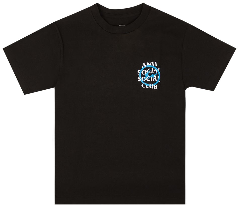 Anti Social Social Club X Fragment Blue Bolt Tee - ASSC - Culture  