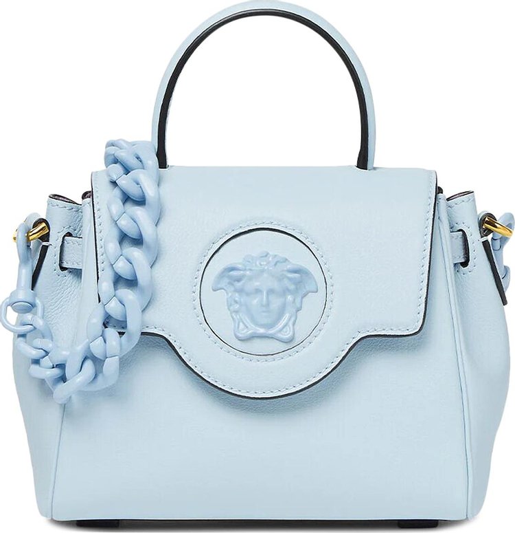 Versace Medusa Top Handle Bag 'Light Blue'