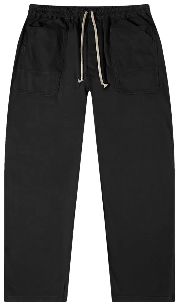 Rick Owens DRKSHDW MT Drawstring Long Pants Black