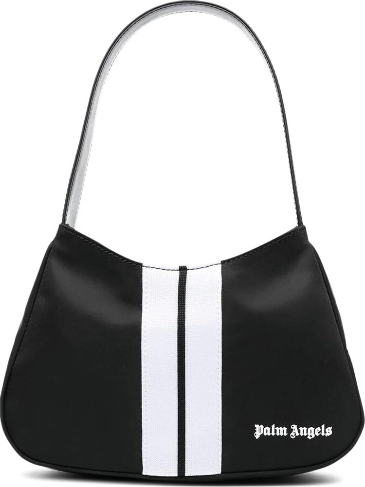 Palm Angels Venice Track Hobo Bag BlackWhite