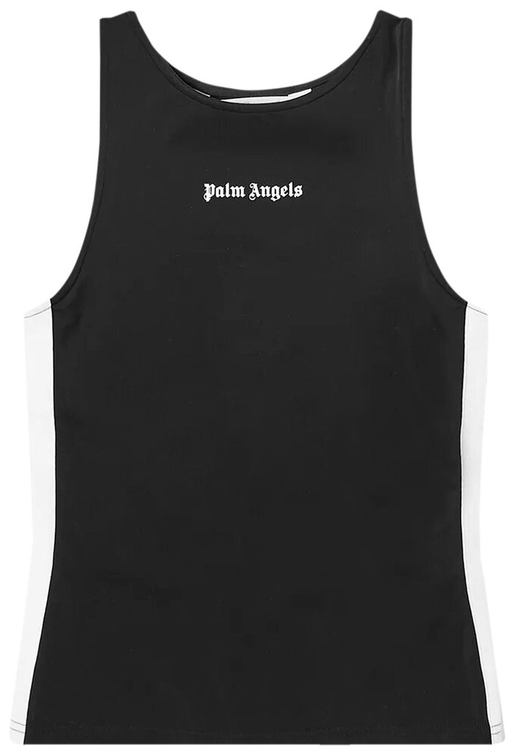 Palm Angels Track Active Tank Top BlackWhite