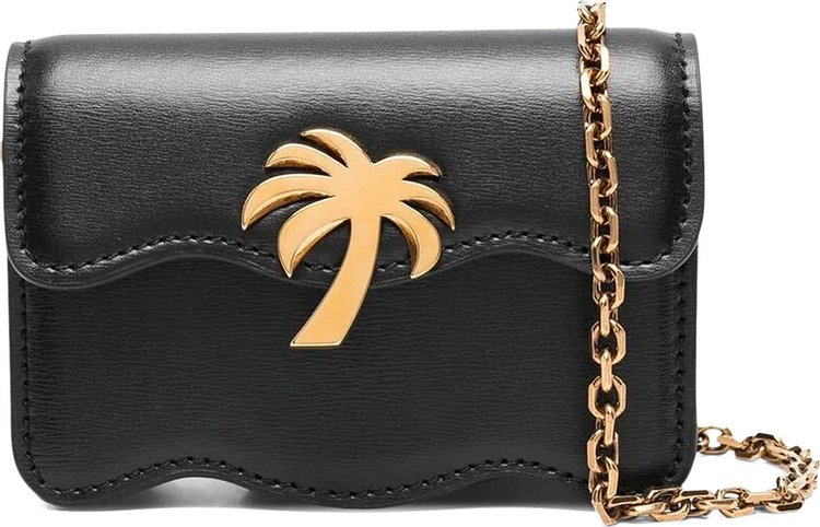 Palm Angels Palm Beach Mini Bag 'Black/Gold'