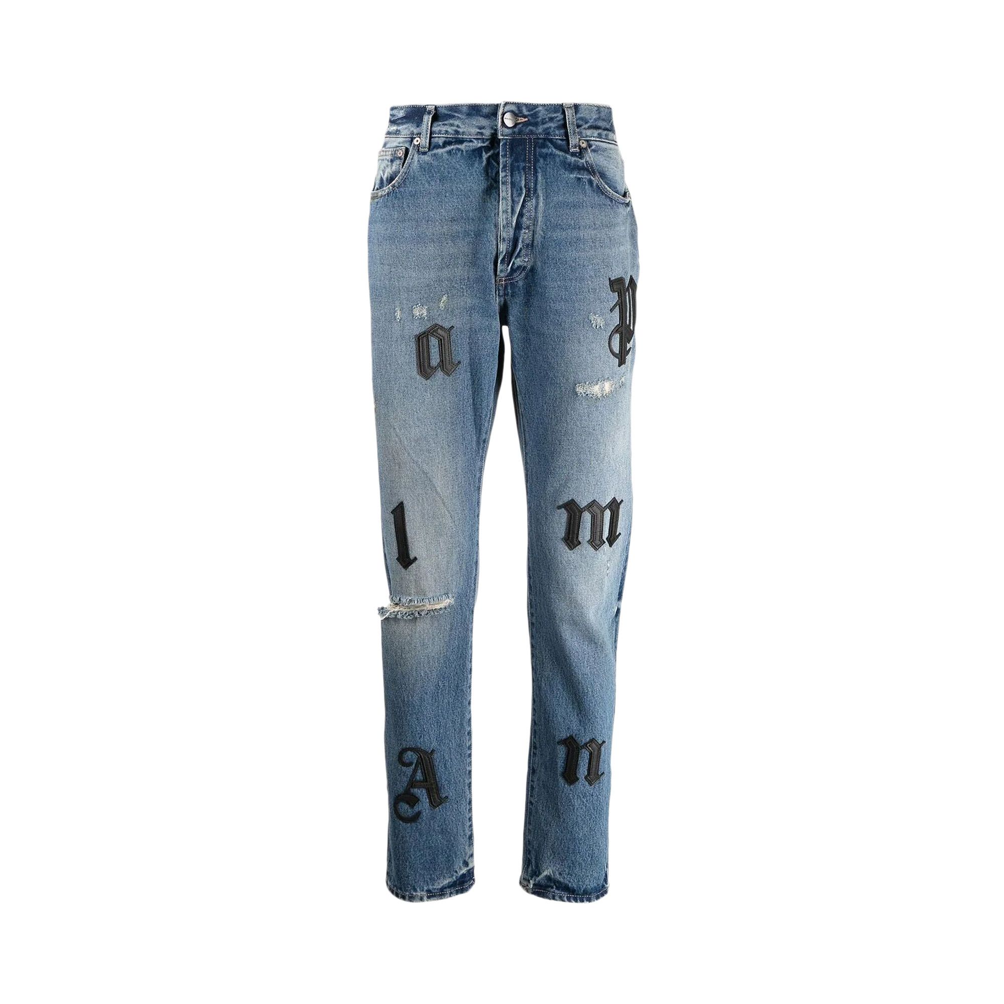Angel patch jeans top