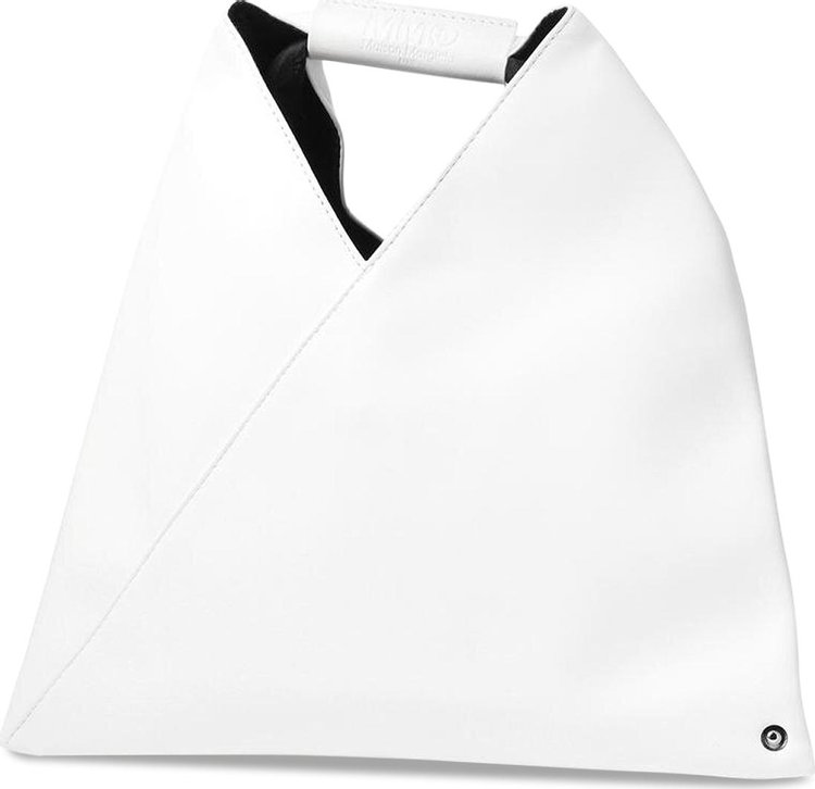 MM6 Maison Margiela Mini Triangle Tote Bag 'White'