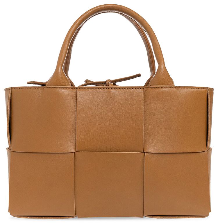 Bottega Veneta Mini Arco Tote Bag CamelGold