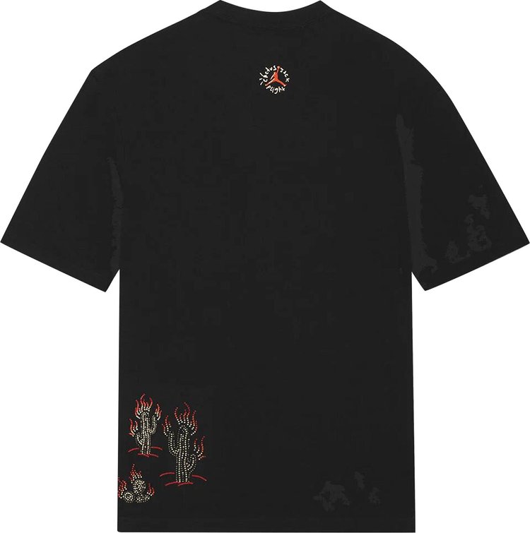 Air Jordan x Travis Scott Flight Graphic T Shirt Black