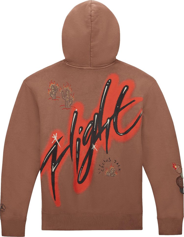 Air Jordan x Travis Scott Hoodie Archaeo Brown