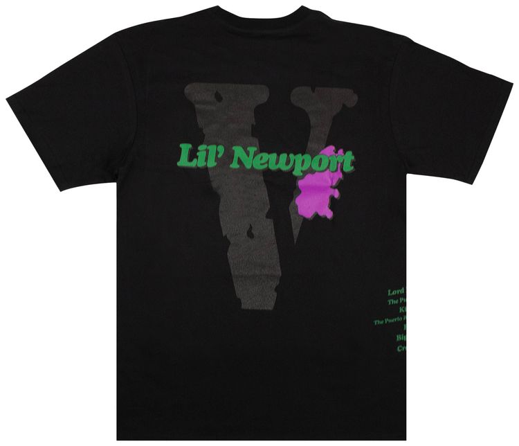 Vlone Lil Newport T Shirt Black
