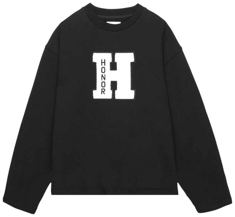 Honor The Gift Campus Crewneck Black
