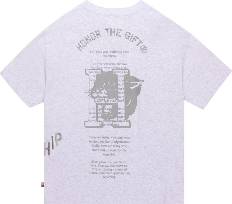 Honor The Gift Hardship Short Sleeve Tee Light Heather