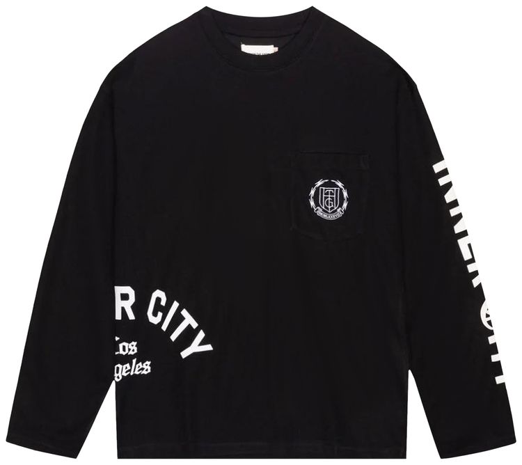 Honor The Gift Angelino Long Sleeve Tee Black