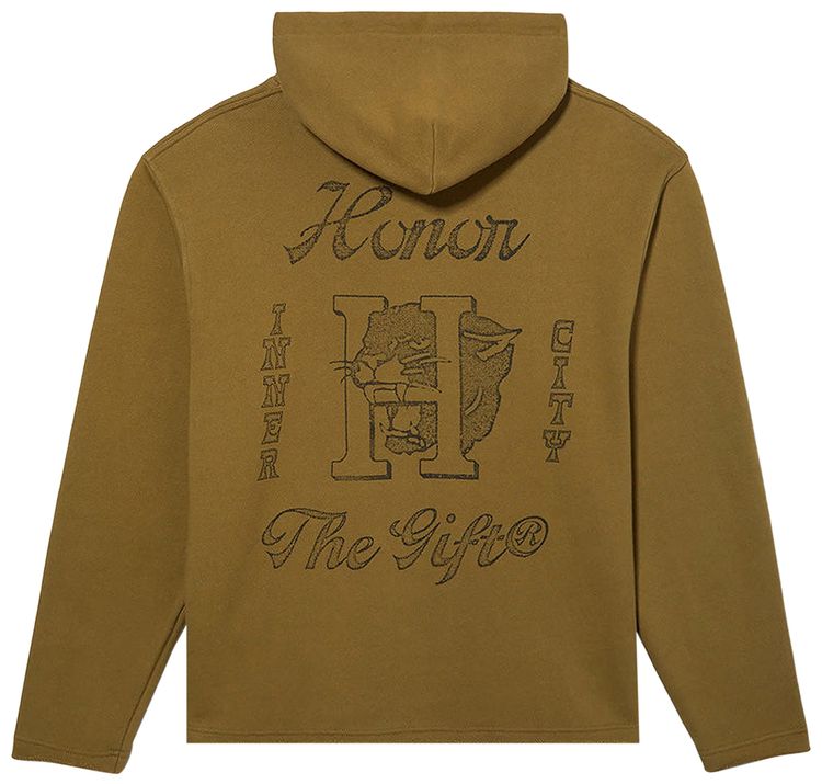 Honor The Gift Mascot Hoodie Olive