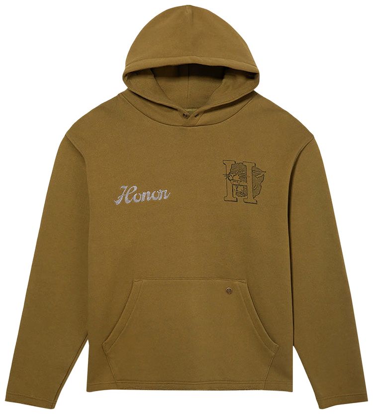 Honor The Gift Mascot Hoodie Olive