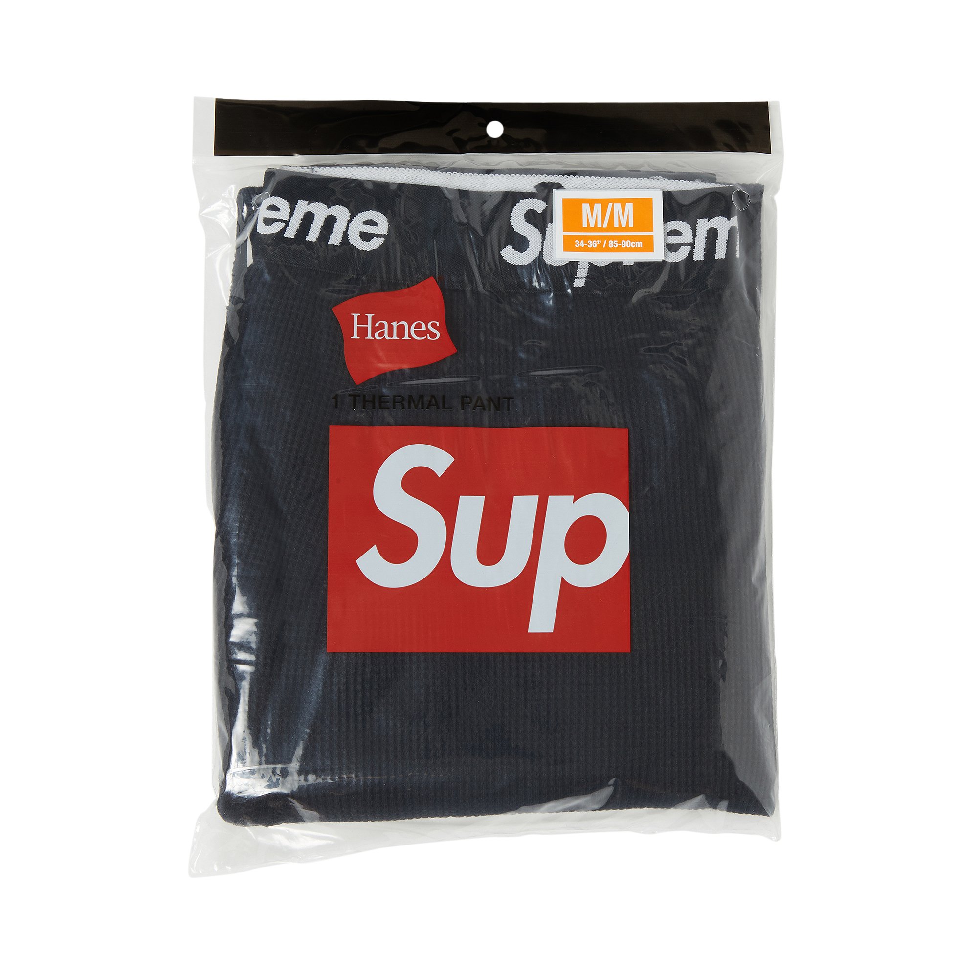 Buy Supreme x Hanes Thermal Pant (1 Pack) 'Black' - FW22A39 BLACK