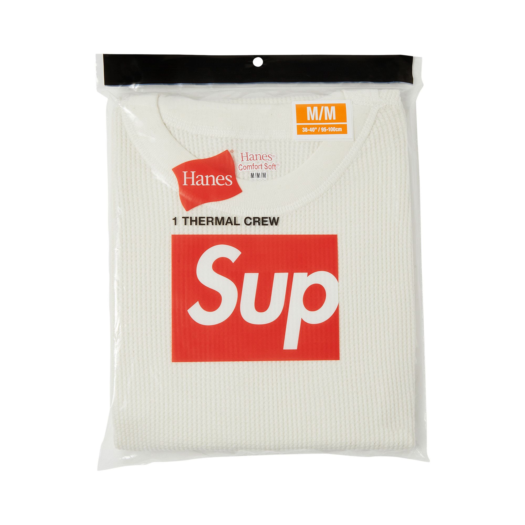 Size xxl Supreme x Hanes Thermal Crew (1 Pack) 'Natural'