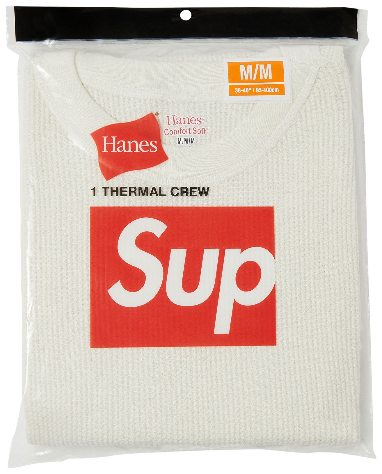 Supreme X Hanes Thermal Crew Supreme X Hanes Bones Thermal Crew Large