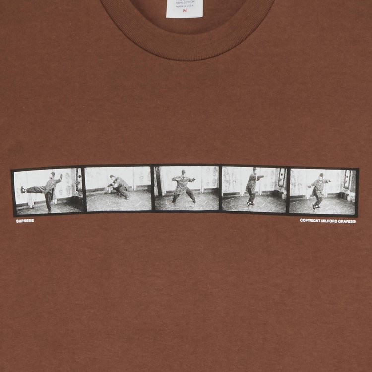 Supreme Milford Graves Tee Brown