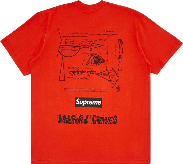 Supreme Milford Graves Tee Tomato