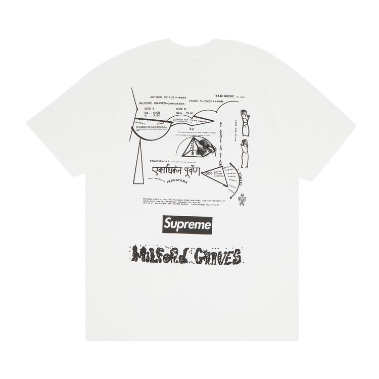 Supreme Milford Graves Tee White