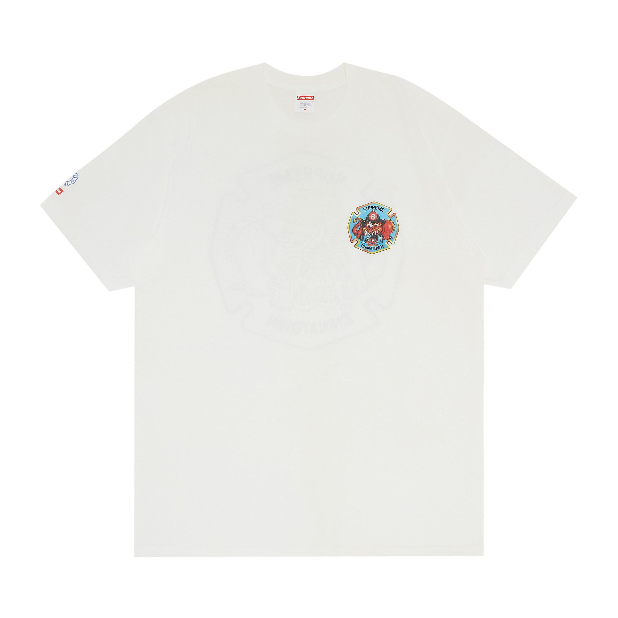 Buy Supreme FDNY Engine 9 Tee 'White' - FW22T20 WHITE | GOAT