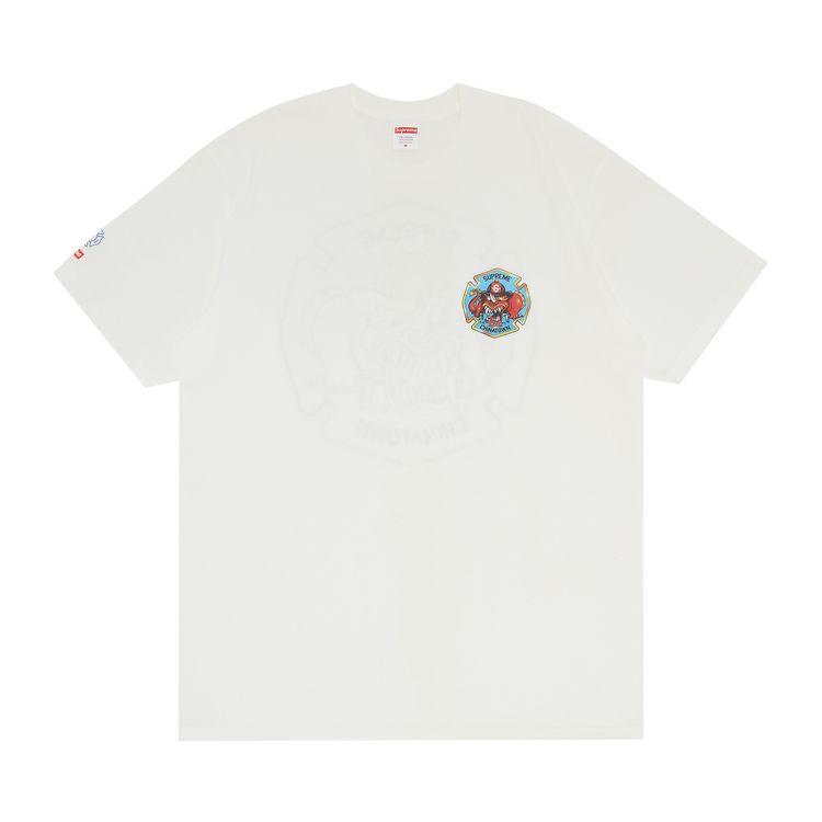 Supreme FDNY Engine 9 Tee White