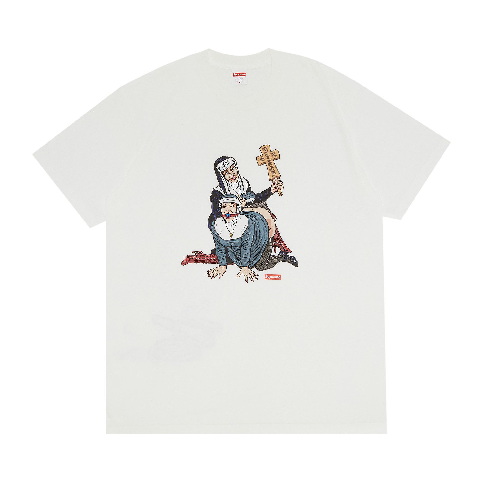 Supreme nun hot sale tee