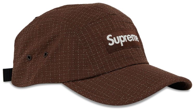 Supreme Glow Ripstop Camp Cap Brown