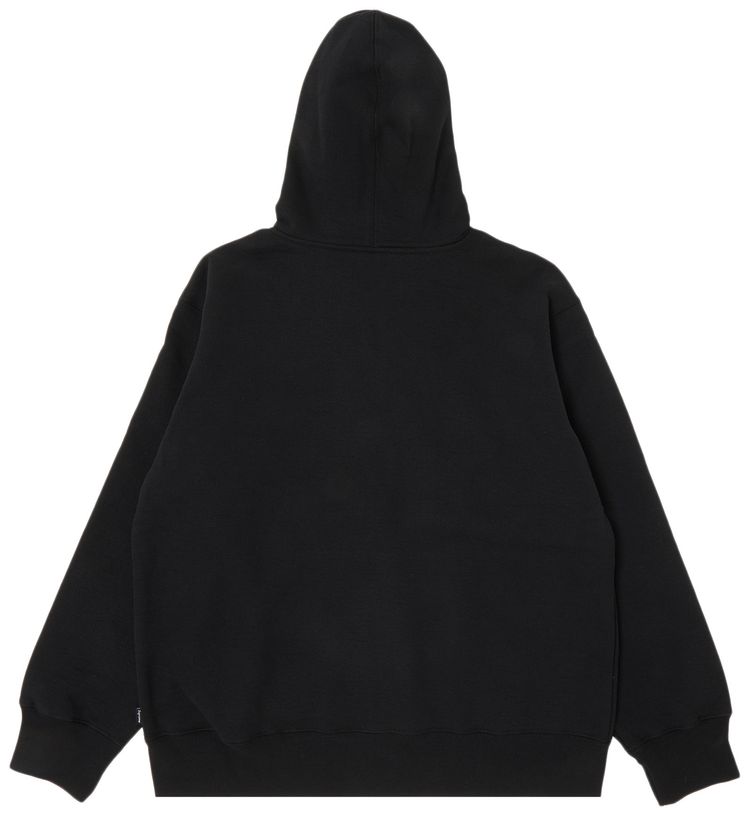 Supreme Small Box Drawcord Zip Up Hooded Sweatshirt Black