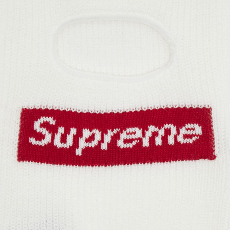 Supreme x New Era Box Logo Balaclava White