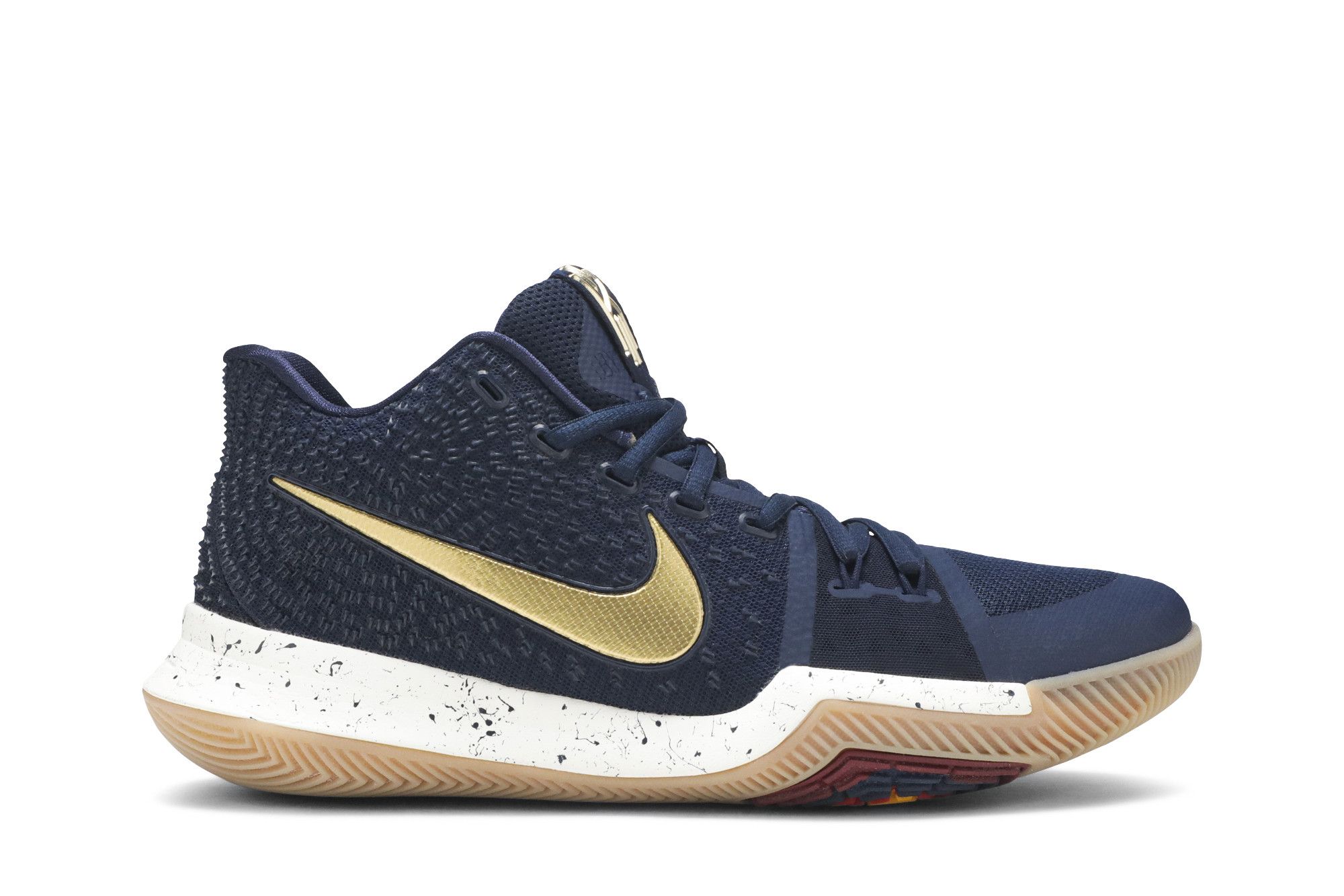 Kyrie 3 black and blue top