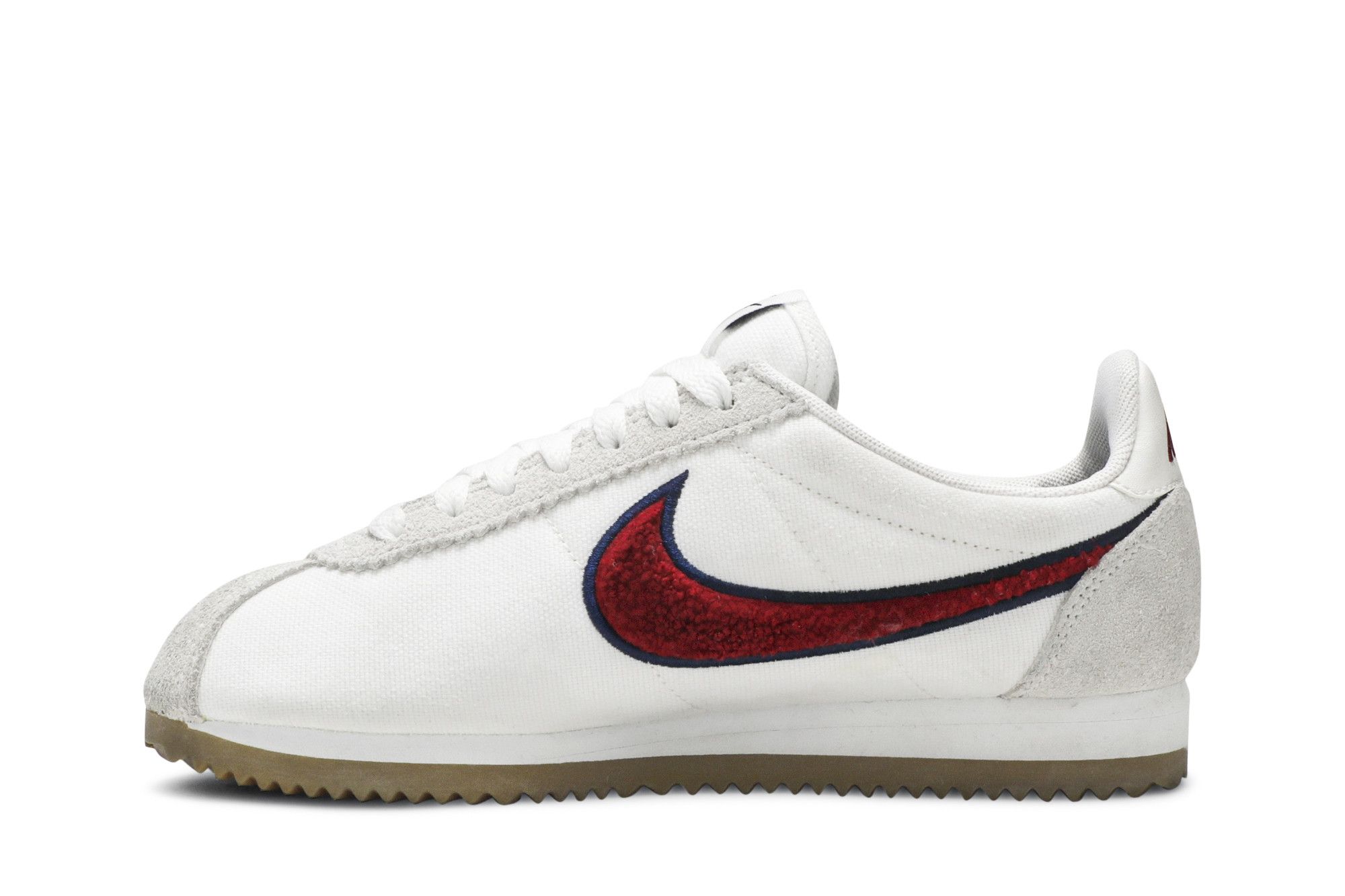 Nike classic cortez premium white red blue outlet