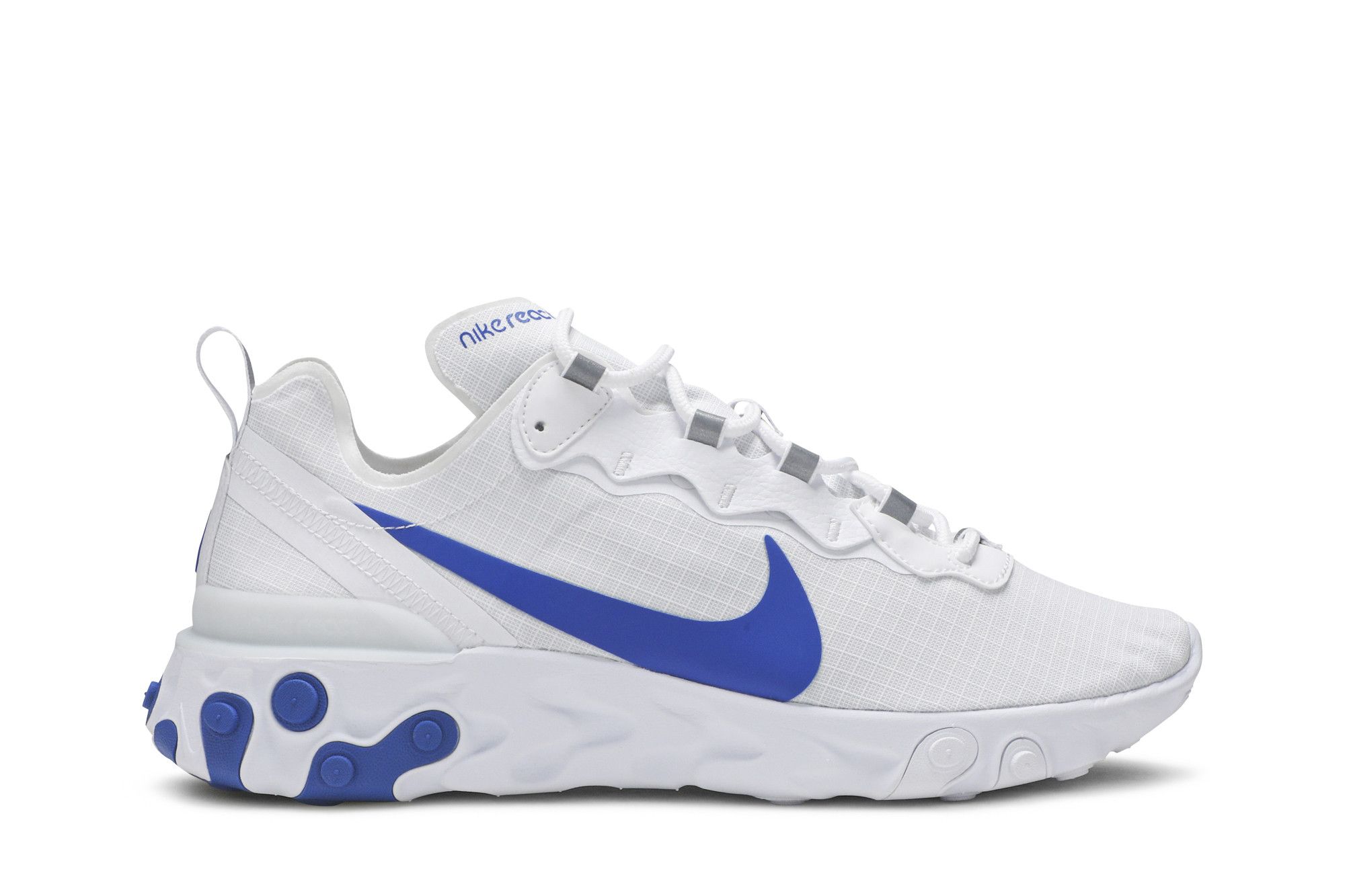 React element 270 bianche e shop blu