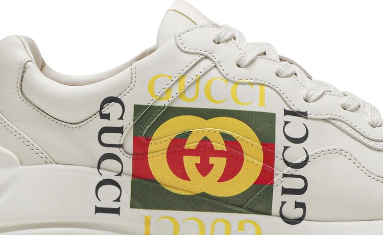 Gucci Rhyton Leather Sneaker Vintage Logo