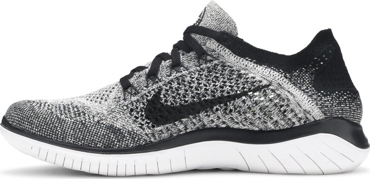 Wmns Free RN Flyknit 2018 White Black