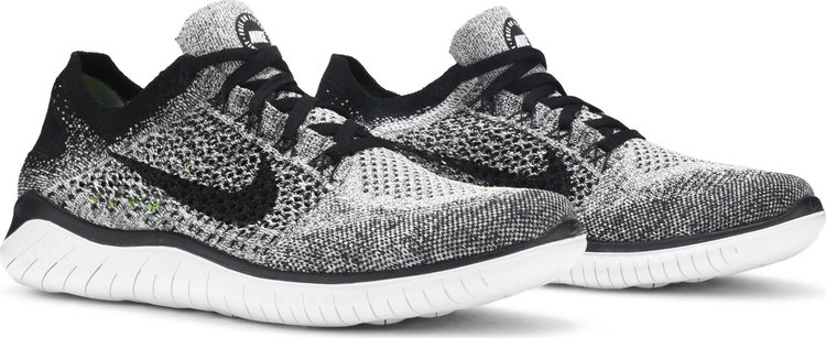 Wmns Free RN Flyknit 2018 White Black