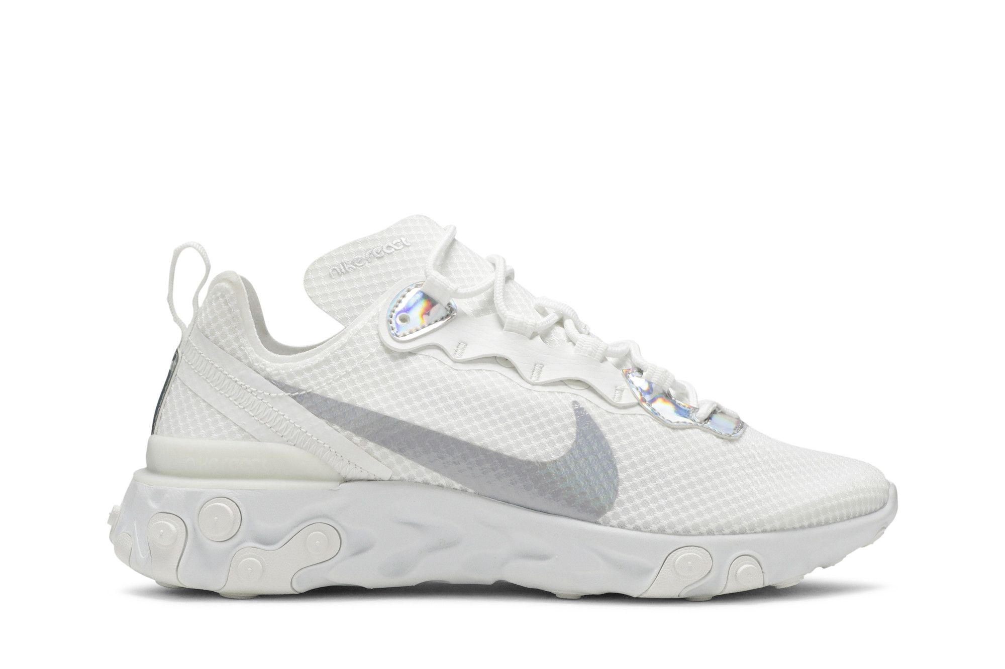 Buy Wmns React Element 55 White Iridescent CN0147 100 GOAT CA