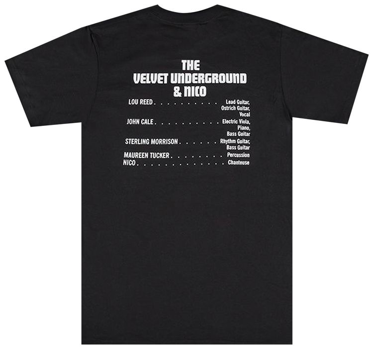 Supreme The Velvet Underground  Nico T Shirt Black