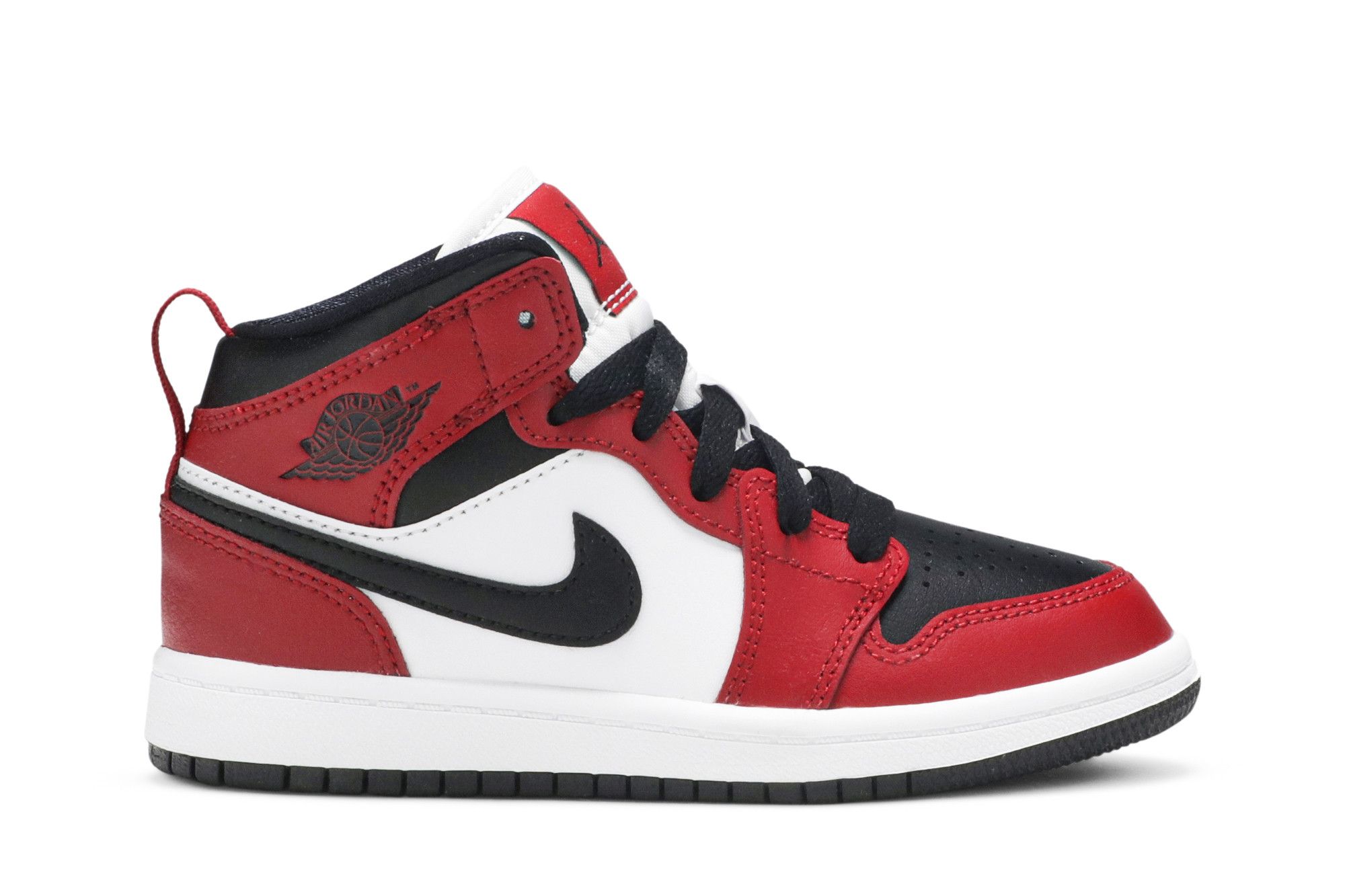 Jordan 1 mid black toe discount