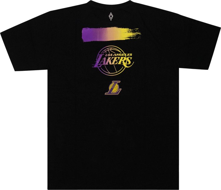 Marcelo Burlon x NBA Lakers Short Sleeve T Shirt Black