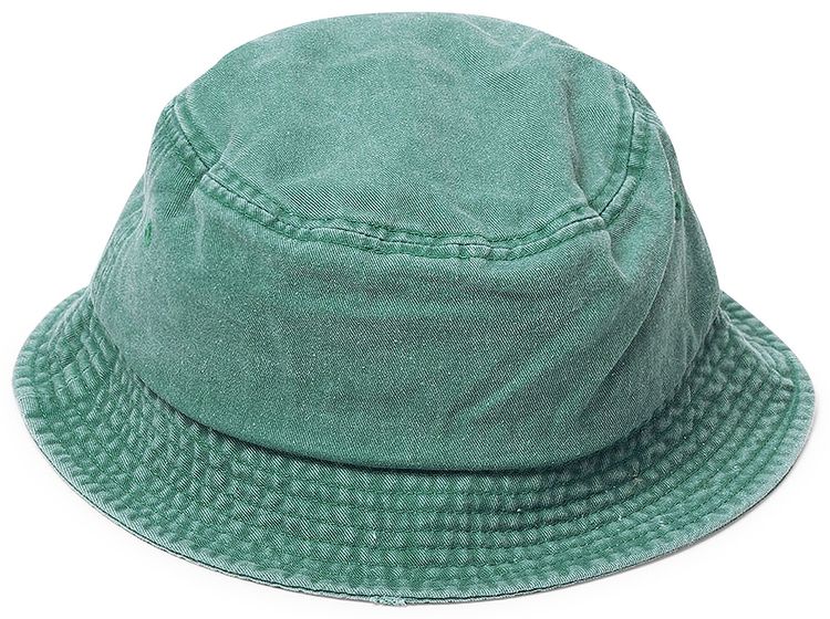 Stussy Stock Washed Bucket Hat Green