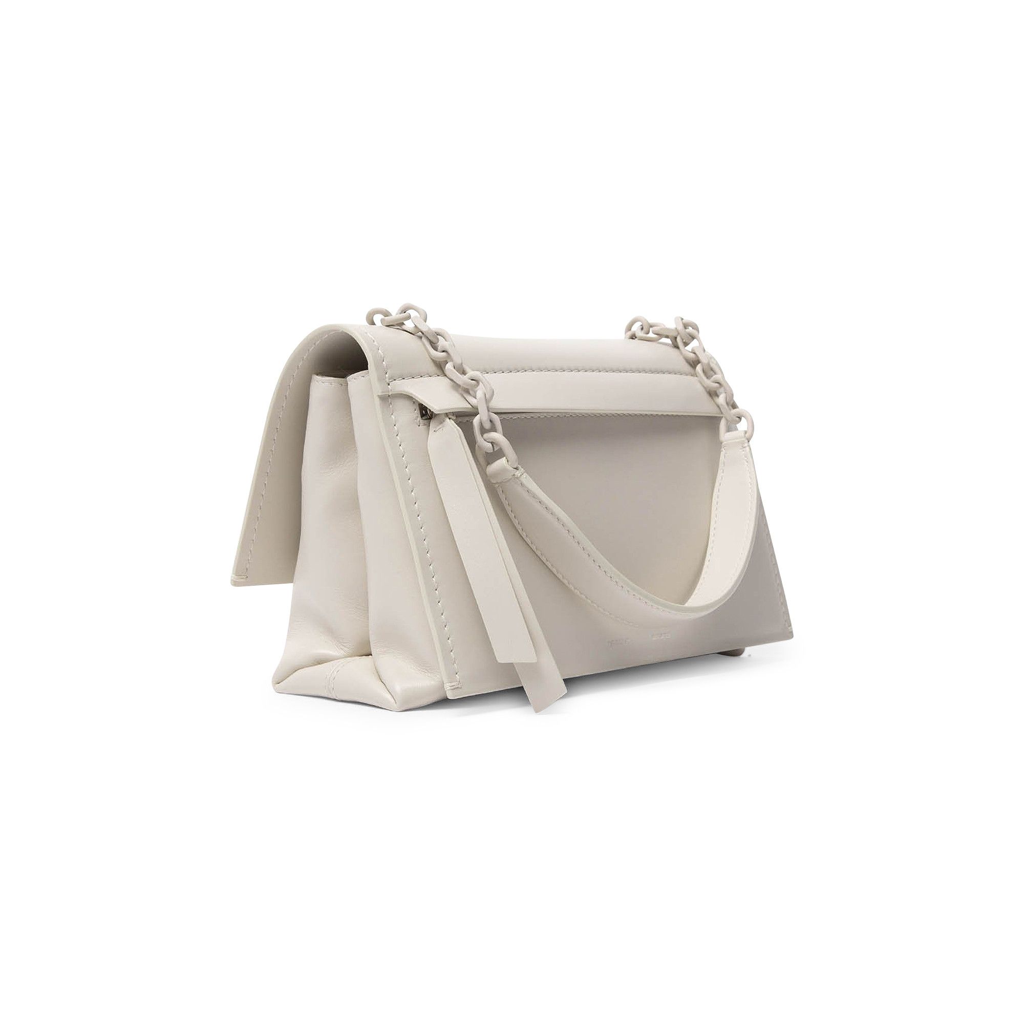Off white medium binder clip bag clearance