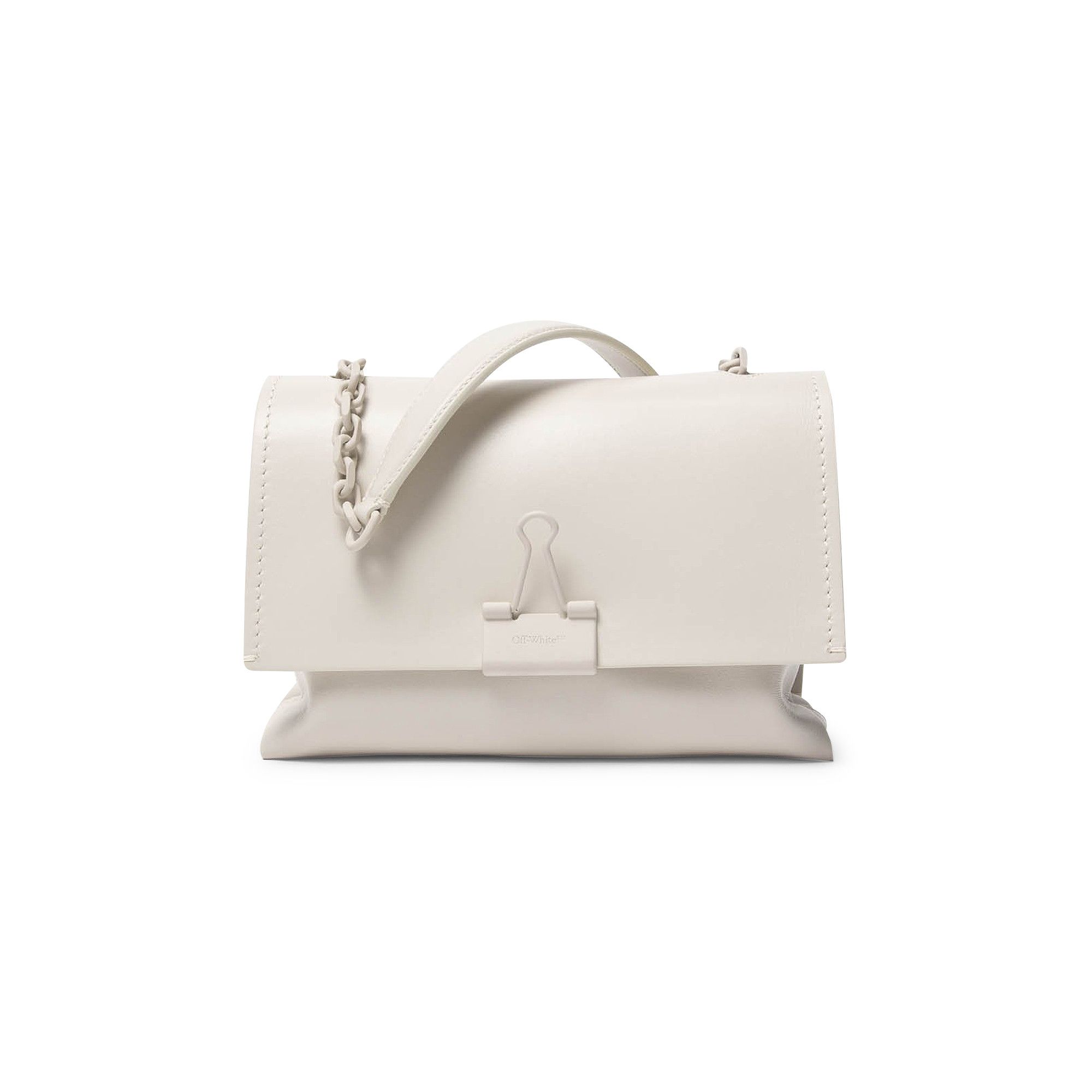 Buy Off White Soft Medium Binder Clip Bag Off White OWNA120S20LEA0010300 GOAT