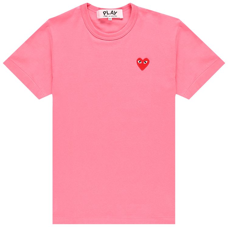 Comme des Garcons PLAY Mini Heart Solid Tee Pink