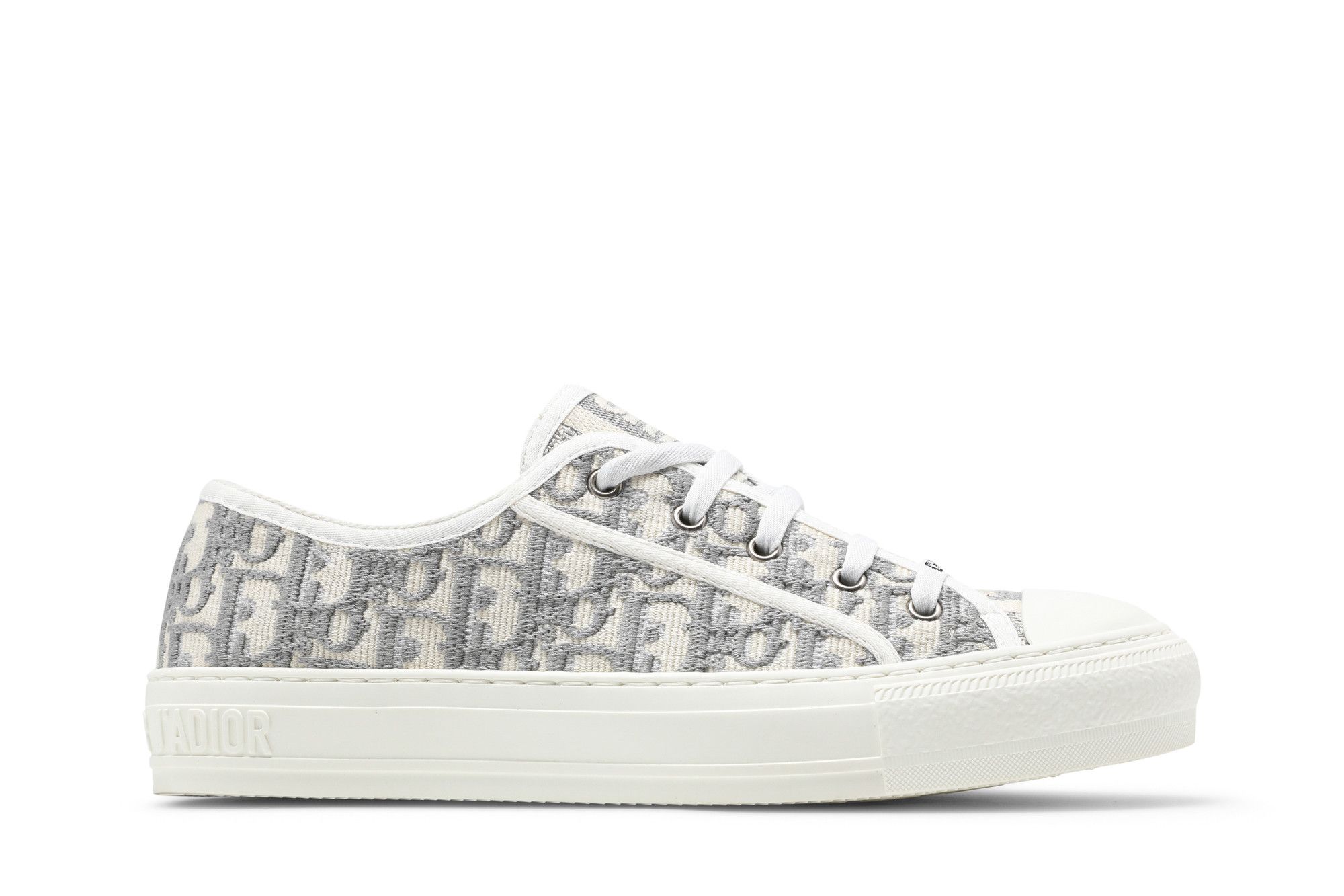 スニーカー Dior | WALK'N'DIOR SNEAKER KCK211OBE_S33G Buy Dior Wmns Walk'N'Dior Embroidered Canvas Low 'Grey