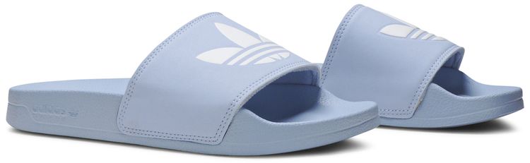 Adidas Wmns Adilette Lite Slides Trefoil Logo   Periwinkle