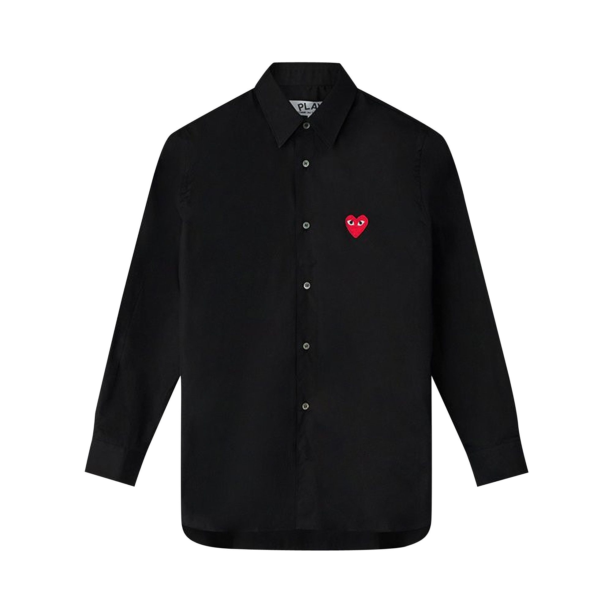 Buy Comme des Garçons Long-Sleeve Woven Button Down Shirt With Red